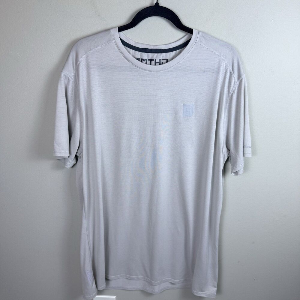 MTHD Men's Alluvium S/S Tee Next To Skin Base Layer Gray XL Performance Polartec
